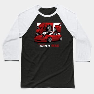 Mazda Miata MX5, JDM Car Baseball T-Shirt